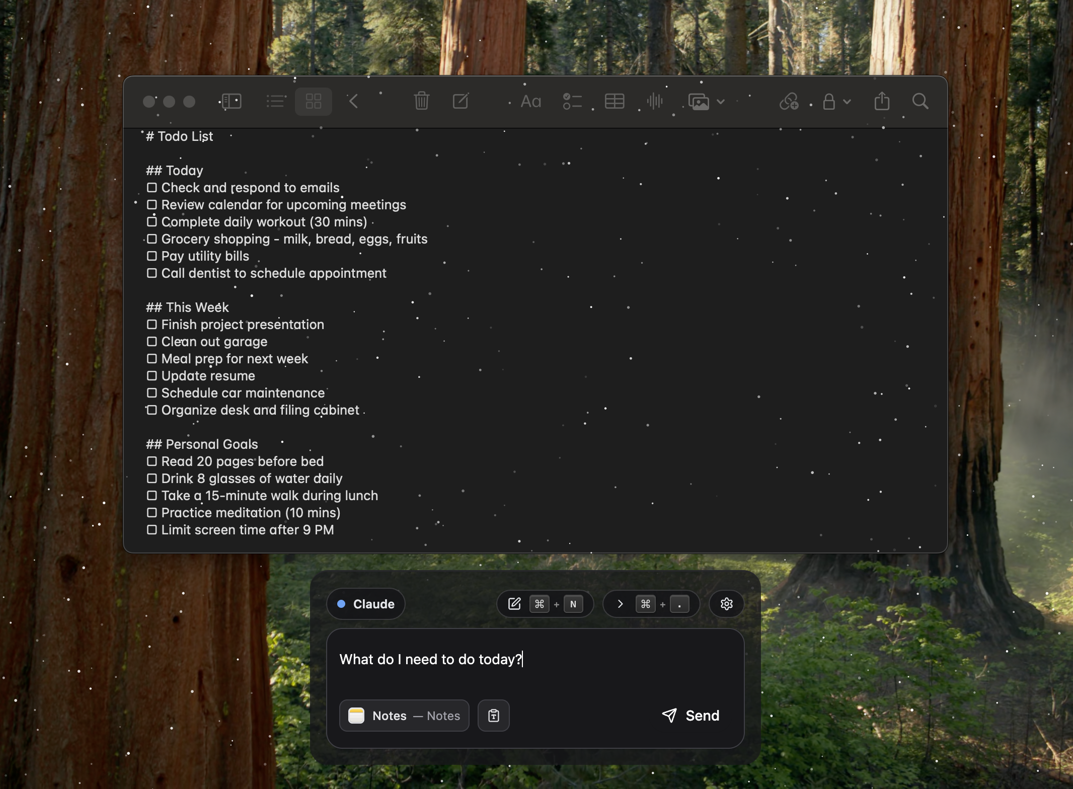 Neutron overlays every app